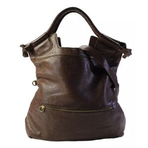 Foley + Corinna Womens Brown Leather Shoulder/Handbag